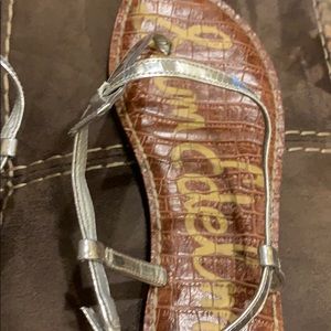 Sam Edelman sandals size 8 silver strap